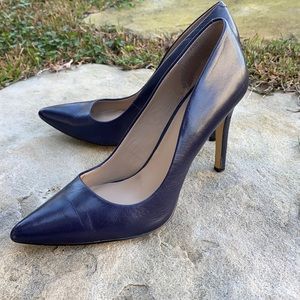 Saks Fifth Avenue Navy High Heels